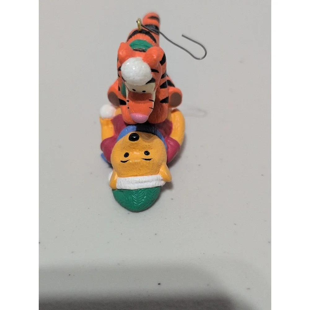 Hallmark Disney Winnie The Pooh Christmas Ornament Vintage Collector Lot Of Four